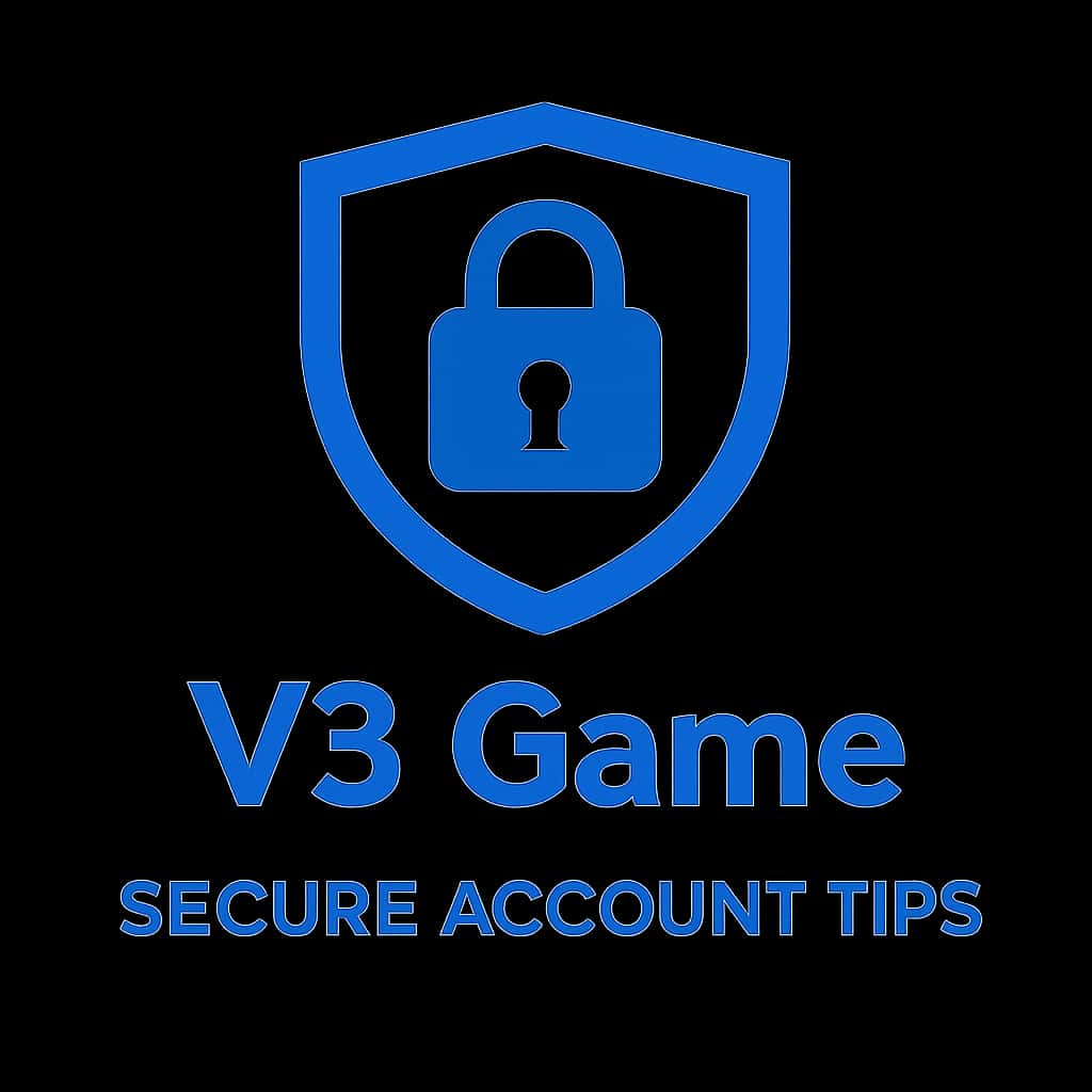 An icon representing security tips for V3 Game accounts.