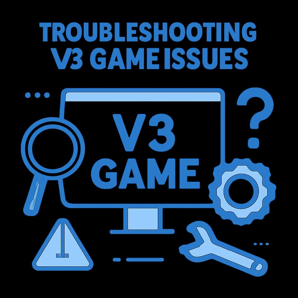 An educational illustration related to V3 Game troubleshooting.