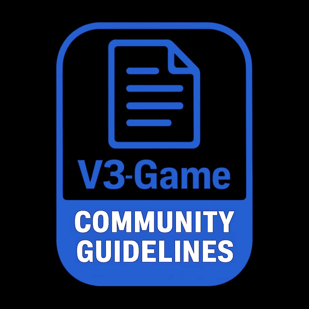 Icon representing V3 Game Community Guidelines.