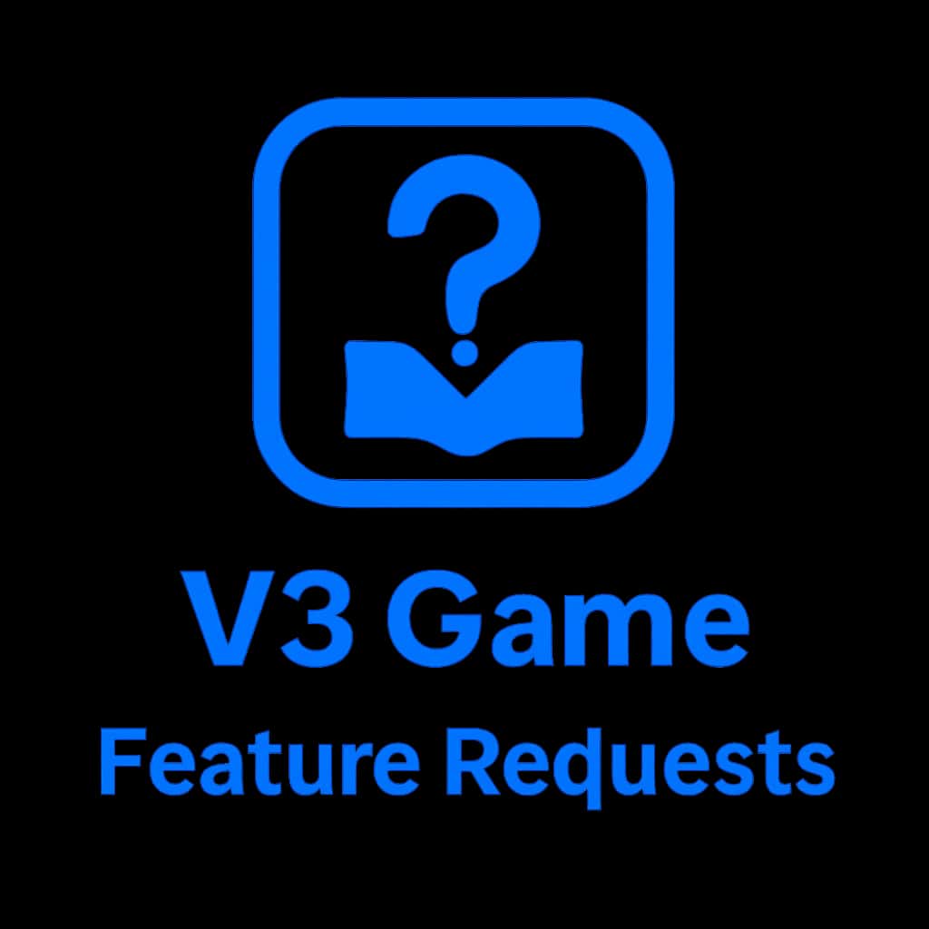 An icon symbolizing V3 Game Feature Requests.