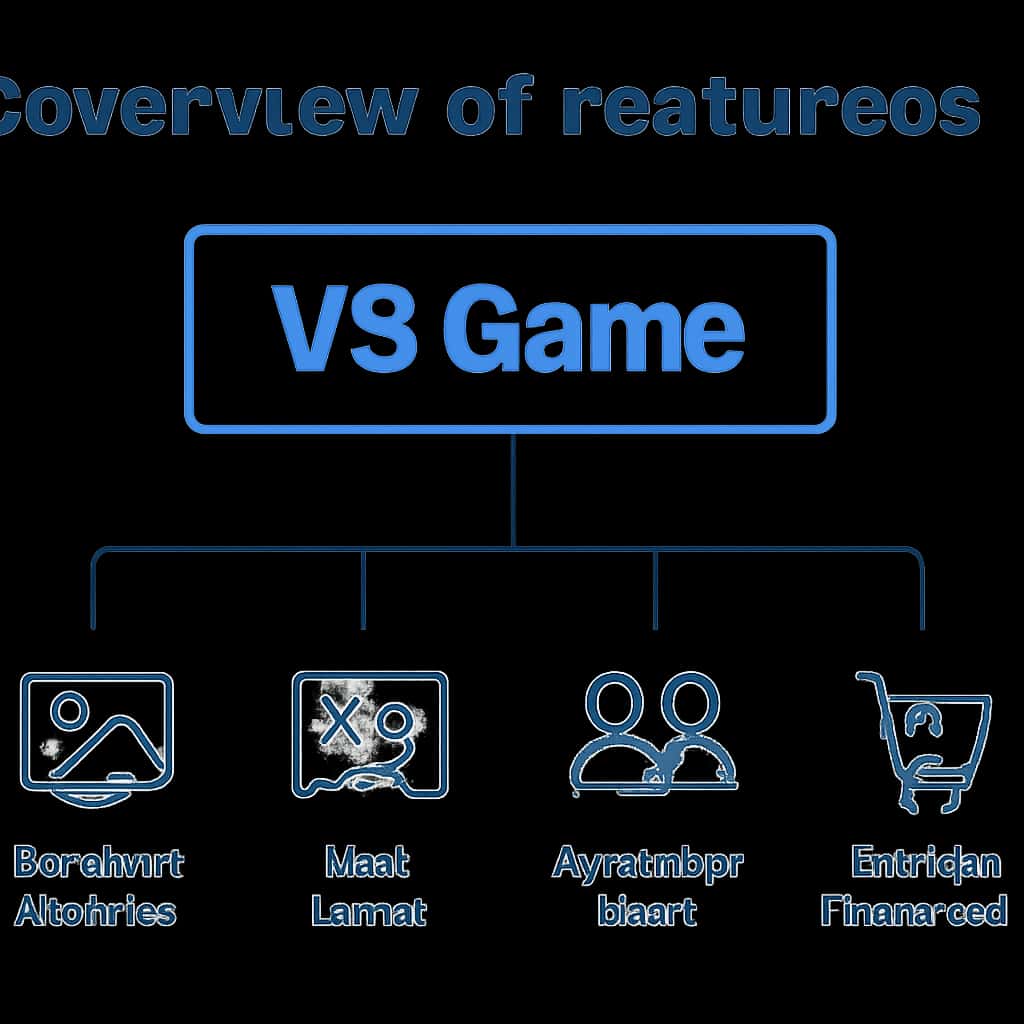 An educational illustration about V3 Game Features.