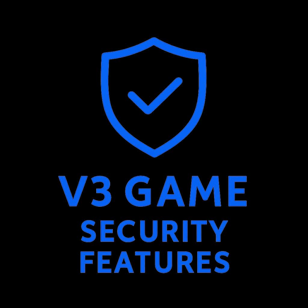 Icon representing V3 Game Security Features.