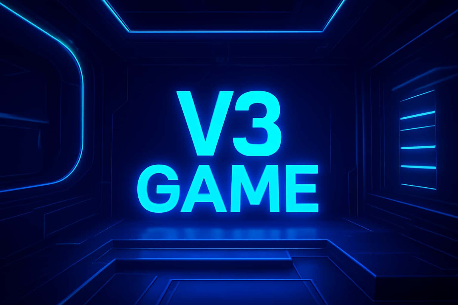 Futuristic game portal background